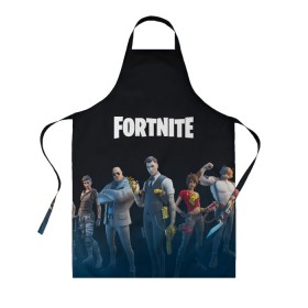 Фартук 3D с принтом FORTNITE 2 СЕЗОН (ГЛАВА 2) в городе Новоалтайск, 100% полиэстер | общий размер — 65 х 85 см, ширина нагрудника — 26 см, горловина — 53 см, длина завязок — 54 см, общий обхват в поясе — 173 см. Принт на завязках и на горловине наносится с двух сторон, на основной части фартука — только с внешней стороны | 12 season | 12 сезон | 2 chapter | 2 глава | 2 сезон | 2 часть | fortnite | новый | фортнайт