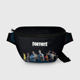 Поясная сумка 3D с принтом FORTNITE 2 СЕЗОН (ГЛАВА 2) в городе Новоалтайск, 100% полиэстер | плотная ткань, ремень с регулируемой длиной, внутри несколько карманов для мелочей, основное отделение и карман с обратной стороны сумки застегиваются на молнию | 12 season | 12 сезон | 2 chapter | 2 глава | 2 сезон | 2 часть | fortnite | новый | фортнайт