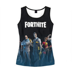 Женская майка 3D с принтом FORTNITE 2 СЕЗОН (ГЛАВА 2) в городе Новоалтайск, 100% полиэстер | круглая горловина, прямой силуэт, длина до линии бедра | 12 season | 12 сезон | 2 chapter | 2 глава | 2 сезон | 2 часть | fortnite | новый | фортнайт