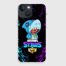 Чехол для iPhone 13 mini с принтом BRAWL STARS LEON SHARK | БРАВЛ СТАРС (Z) в городе Новоалтайск,  |  | 8 bit | 8 бит | bibi | brawl stars | crow | el brown | leon | leon shark | max | mr.p | sally leon | shark | stars | virus | werewolf | акула | биби | вирус | ворон | леон | оборотень | пингвин