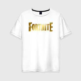 Женская футболка хлопок Oversize с принтом FORTNITE 2 в городе Новоалтайск, 100% хлопок | свободный крой, круглый ворот, спущенный рукав, длина до линии бедер
 | fortnite | fortnite 2 | fortnite x | marshmello | ninja | ninja hyper streamer | ninja streamer | streamer | tyler blevins | маршмелло | ниндзя | фортнайт | фортнайт 2 | фортнайт глава 2