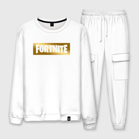 Мужской костюм хлопок с принтом FORTNITE 2 в городе Новоалтайск, 100% хлопок | на свитшоте круглая горловина, мягкая резинка по низу. Брюки заужены к низу, на них два вида карманов: два “обычных” по бокам и два объемных, с клапанами, расположенные ниже линии бедра. Брюки с мягкой трикотажной резинкой на поясе и по низу штанин. В поясе для дополнительного комфорта — широкие завязки | fortnite | fortnite 2 | fortnite x | marshmello | ninja | ninja hyper streamer | ninja streamer | streamer | tyler blevins | маршмелло | ниндзя | фортнайт | фортнайт 2 | фортнайт глава 2