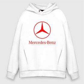 Мужское худи Oversize хлопок с принтом MERCEDES в городе Новоалтайск, френч-терри — 70% хлопок, 30% полиэстер. Мягкий теплый начес внутри —100% хлопок | боковые карманы, эластичные манжеты и нижняя кромка, капюшон на магнитной кнопке | 2020 | amg | auto | brabus | clk | cls | glk | mercedes | mercedes benz | slk | sport | авто | автомобиль | автомобильные | амг | брабус | бренд | глк | марка | машины | мерседес | слк | спорт | цлк | цлс