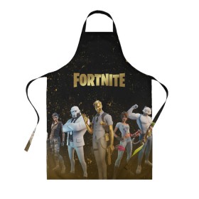 Фартук 3D с принтом FORTNITE 2 СЕЗОН (ГЛАВА 2) в городе Новоалтайск, 100% полиэстер | общий размер — 65 х 85 см, ширина нагрудника — 26 см, горловина — 53 см, длина завязок — 54 см, общий обхват в поясе — 173 см. Принт на завязках и на горловине наносится с двух сторон, на основной части фартука — только с внешней стороны | 12 season | 12 сезон | 2 chapter | 2 глава | 2 сезон | 2 часть | fortnite | новый | фортнайт