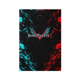 Обложка для паспорта матовая кожа с принтом DEVIL MAY CRY в городе Новоалтайск, натуральная матовая кожа | размер 19,3 х 13,7 см; прозрачные пластиковые крепления | dante | devil may cry | devil may cry 5 | dmc | game | hell | play | sword | ад | данте | игры | меч
