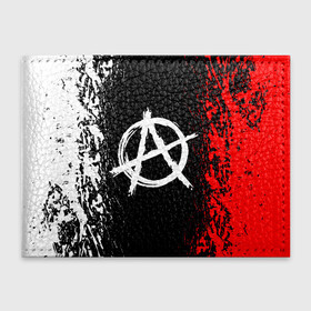 Обложка для студенческого билета с принтом АНАРХИЯ | ANARCHY в городе Новоалтайск, натуральная кожа | Размер: 11*8 см; Печать на всей внешней стороне | Тематика изображения на принте: anarchy | riot | rock | анархия | бунт | знаки | музыка | панки | рок | символ