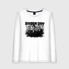 Женский лонгслив хлопок с принтом GreenDay в городе Новоалтайск, 100% хлопок |  | billie joe armstrong | greenday | rock | альтернативный | билли джо армстронг | гриндей | зеленый день | майк дёрнт | музыка | панк рок | поп панк | рок | тре кул