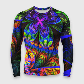 Мужской рашгард 3D с принтом ФРАКТАЛЬНЫЙ НЕОН в городе Новоалтайск,  |  | abstract | abstraction | color | fractal | geometry | paitnt | polygon | polygonal | psy | абстракция | геометрия | краски | неоновые | полигоны | психоделика | фрактал