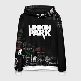 Мужская толстовка 3D с принтом LINKIN PARK в городе Новоалтайск, 100% полиэстер | двухслойный капюшон со шнурком для регулировки, мягкие манжеты на рукавах и по низу толстовки, спереди карман-кенгуру с мягким внутренним слоем. | chester bennington | linkin park | mike shinoda | альтернативный метал | альтернативный рок | линкин парк | майк шинода | ню метал | поп музыка | поп рок | рэп метал | рэп рок | электроник рок