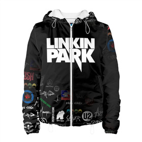 Женская куртка 3D с принтом LINKIN PARK в городе Новоалтайск, ткань верха — 100% полиэстер, подклад — флис | прямой крой, подол и капюшон оформлены резинкой с фиксаторами, два кармана без застежек по бокам, один большой потайной карман на груди. Карман на груди застегивается на липучку | chester bennington | linkin park | mike shinoda | альтернативный метал | альтернативный рок | линкин парк | майк шинода | ню метал | поп музыка | поп рок | рэп метал | рэп рок | электроник рок