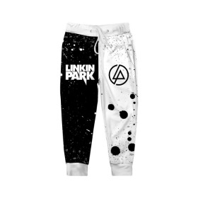 Детские брюки 3D с принтом LINKIN PARK в городе Новоалтайск, 100% полиэстер | манжеты по низу, эластичный пояс регулируется шнурком, по бокам два кармана без застежек, внутренняя часть кармана из мелкой сетки | chester bennington | linkin park | mike shinoda | альтернативный метал | альтернативный рок | линкин парк | майк шинода | ню метал | поп музыка | поп рок | рэп метал | рэп рок | электроник рок