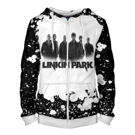 Мужская толстовка 3D на молнии с принтом LINKIN PARK(+спина) в городе Новоалтайск, 100% полиэстер | длина до линии бедра, манжеты и пояс оформлены мягкой тканевой резинкой, двухслойный капюшон со шнурком для регулировки, спереди молния, по бокам два кармана | chester bennington | linkin park | mike shinoda | альтернативный метал | альтернативный рок | линкин парк | майк шинода | ню метал | поп музыка | поп рок | рэп метал | рэп рок | электроник рок