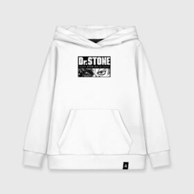 Детская толстовка хлопок с принтом Доктор Стоун в городе Новоалтайск, 100% хлопок | Круглый горловой вырез, эластичные манжеты, пояс, капюшен | doctor stone | dr stone | аниме | доктор стоун