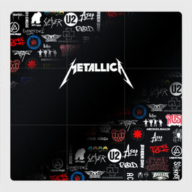 Магнитный плакат 3Х3 с принтом Metallica | Металлика (Z) в городе Новоалтайск, Полимерный материал с магнитным слоем | 9 деталей размером 9*9 см | Тематика изображения на принте: james alan hetfield | джеймс хетфилд | кирк хэмметт | ларс ульрих | металлика | музыка | роберт трухильо | трэш метал | хеви метал