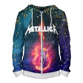 Мужская толстовка 3D на молнии с принтом Metallica(+спина) в городе Новоалтайск, 100% полиэстер | длина до линии бедра, манжеты и пояс оформлены мягкой тканевой резинкой, двухслойный капюшон со шнурком для регулировки, спереди молния, по бокам два кармана | james alan hetfield | rock | джеймс хетфилд | кирк хэмметт | ларс ульрих | металлика | музыка | роберт трухильо | рок | трэш метал | хеви метал