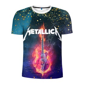 Мужская футболка 3D спортивная с принтом Metallica(+спина) в городе Новоалтайск, 100% полиэстер с улучшенными характеристиками | приталенный силуэт, круглая горловина, широкие плечи, сужается к линии бедра | james alan hetfield | rock | джеймс хетфилд | кирк хэмметт | ларс ульрих | металлика | музыка | роберт трухильо | рок | трэш метал | хеви метал
