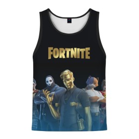 Мужская майка 3D с принтом FORTNITE 2 SEASON (CHAPTER 2) в городе Новоалтайск, 100% полиэстер | круглая горловина, приталенный силуэт, длина до линии бедра. Пройма и горловина окантованы тонкой бейкой | Тематика изображения на принте: 12 season | 12 сезон | 2 chapter | 2 глава | 2 сезон | 2 часть | fortnite | новый | фортнайт