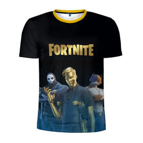 Мужская футболка 3D спортивная с принтом FORTNITE 2 SEASON (CHAPTER 2) в городе Новоалтайск, 100% полиэстер с улучшенными характеристиками | приталенный силуэт, круглая горловина, широкие плечи, сужается к линии бедра | Тематика изображения на принте: 12 season | 12 сезон | 2 chapter | 2 глава | 2 сезон | 2 часть | fortnite | новый | фортнайт