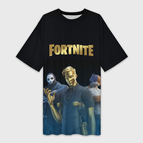 Платье-футболка 3D с принтом FORTNITE 2 SEASON (CHAPTER 2) в городе Новоалтайск,  |  | 12 season | 12 сезон | 2 chapter | 2 глава | 2 сезон | 2 часть | fortnite | новый | фортнайт