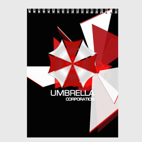 Скетчбук с принтом UMBRELLA CORP в городе Новоалтайск, 100% бумага
 | 48 листов, плотность листов — 100 г/м2, плотность картонной обложки — 250 г/м2. Листы скреплены сверху удобной пружинной спиралью | biohazard | biohazard 7 | crocodile | fang | game | hand | monster | new umbrella | resident evil | resident evil 7 | umbrella | umbrella corp | umbrella corporation | zombie | обител