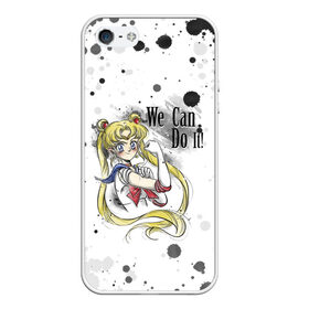 Чехол для iPhone 5/5S матовый с принтом Sailor Moon We can do it! в городе Новоалтайск, Силикон | Область печати: задняя сторона чехла, без боковых панелей | ami | girl | mizuno | moon | sailor | tsukino | usagi | ами | банни | волшебница | девушка | малышка | махо сёдзё | мидзуно | минако | мун | рэй | сейлор | усаги | хино | цукино | чибиуса