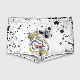 Мужские купальные плавки 3D с принтом Sailor Moon. We can do it! в городе Новоалтайск, Полиэстер 85%, Спандекс 15% |  | Тематика изображения на принте: ami | girl | mizuno | moon | sailor | tsukino | usagi | ами | банни | волшебница | девушка | малышка | махо сёдзё | мидзуно | минако | мун | рэй | сейлор | усаги | хино | цукино | чибиуса