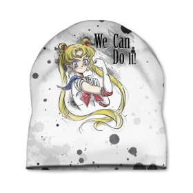 Шапка 3D с принтом Sailor Moon. We can do it! в городе Новоалтайск, 100% полиэстер | универсальный размер, печать по всей поверхности изделия | ami | girl | mizuno | moon | sailor | tsukino | usagi | ами | банни | волшебница | девушка | малышка | махо сёдзё | мидзуно | минако | мун | рэй | сейлор | усаги | хино | цукино | чибиуса