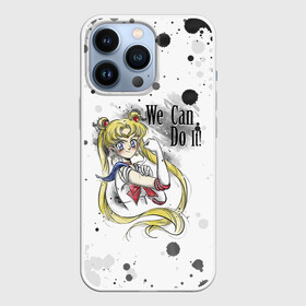 Чехол для iPhone 13 Pro с принтом Sailor Moon. We can do it в городе Новоалтайск,  |  | Тематика изображения на принте: ami | girl | mizuno | moon | sailor | tsukino | usagi | ами | банни | волшебница | девушка | малышка | махо сёдзё | мидзуно | минако | мун | рэй | сейлор | усаги | хино | цукино | чибиуса