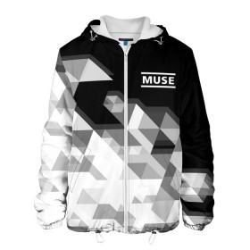 Мужская куртка 3D с принтом Muse в городе Новоалтайск, ткань верха — 100% полиэстер, подклад — флис | прямой крой, подол и капюшон оформлены резинкой с фиксаторами, два кармана без застежек по бокам, один большой потайной карман на груди. Карман на груди застегивается на липучку | muse | rock | альтернативный рок | доминик ховард | крис уолстенхолм | музыка | мэттью беллами | прогрессивный рок | рок | симфонический рок | спейс рок