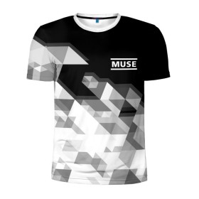 Мужская футболка 3D спортивная с принтом Muse в городе Новоалтайск, 100% полиэстер с улучшенными характеристиками | приталенный силуэт, круглая горловина, широкие плечи, сужается к линии бедра | muse | rock | альтернативный рок | доминик ховард | крис уолстенхолм | музыка | мэттью беллами | прогрессивный рок | рок | симфонический рок | спейс рок