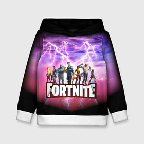 Детская толстовка 3D с принтом Fortnite в городе Новоалтайск, 100% полиэстер | двухслойный капюшон со шнурком для регулировки, мягкие манжеты на рукавах и по низу толстовки, спереди карман-кенгуру с мягким внутренним слоем | 2 | fortnite | killer | maniac | быстрый | герои | гроза | дедпул | детей | для | игры | кровавый | молнии | неон | новый | одиночка | пистолет | ромбы | свет | сезон | тихий | треугольники | фанат | фо