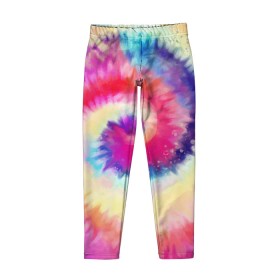 Детские леггинсы 3D с принтом Tie Dye vortex в городе Новоалтайск, полиэстер 85%, спандекс 15% | эластичный пояс, зауженный крой | art | hype | maelstrom | swirl | tie dye | trend | vortex | акварель | акрил | арт | буйство | вихрь | дизайн | завихрение | краски | красок | тай дай | торнадо | тренд | трендовая | хайповая