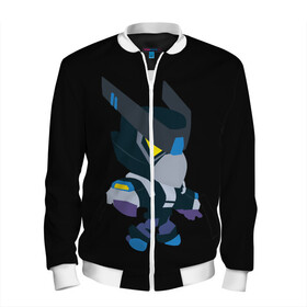 Мужской бомбер 3D с принтом Brawl Stars Night Mecha Crow в городе Новоалтайск, 100% полиэстер | застегивается на молнию, по бокам два кармана без застежек, по низу бомбера и на воротнике - эластичная резинка | 8 бит | bea | bo | brawl stars | crow | dynamike | gt max | gt макс | max | mortis | sakura spike | sally leon | sally леон | sandy | spike | беа | бо | бравл старс | динамайк | дэрри | классический 8 бит | кроу | ма