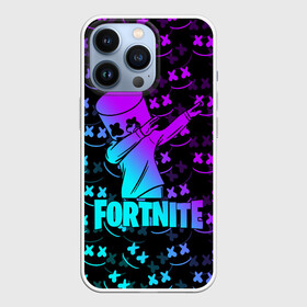 Чехол для iPhone 13 Pro с принтом FORTNITE X MARSHMELLO   ФОРТНАЙТ в городе Новоалтайск,  |  | fortnite | fortnite 2 | fortnite x | marshmello | ninja | ninja hyper streamer | ninja streamer | streamer | tyler blevins | маршмелло | ниндзя | фортнайт | фортнайт 2 | фортнайт глава 2