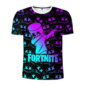 Мужская футболка 3D спортивная с принтом FORTNITE X MARSHMELLO в городе Новоалтайск, 100% полиэстер с улучшенными характеристиками | приталенный силуэт, круглая горловина, широкие плечи, сужается к линии бедра | fortnite | fortnite 2 | fortnite x | marshmello | ninja | ninja hyper streamer | ninja streamer | streamer | tyler blevins | маршмелло | ниндзя | фортнайт | фортнайт 2 | фортнайт глава 2