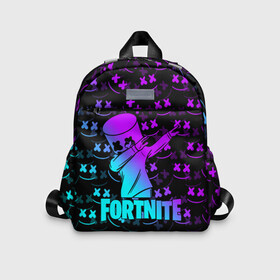 Детский рюкзак 3D с принтом FORTNITE X MARSHMELLO / ФОРТНАЙТ в городе Новоалтайск, 100% полиэстер | лямки с регулируемой длиной, сверху петелька, чтобы рюкзак можно было повесить на вешалку. Основное отделение закрывается на молнию, как и внешний карман. Внутри дополнительный карман. По бокам два дополнительных кармашка | fortnite | fortnite 2 | fortnite x | marshmello | ninja | ninja hyper streamer | ninja streamer | streamer | tyler blevins | маршмелло | ниндзя | фортнайт | фортнайт 2 | фортнайт глава 2