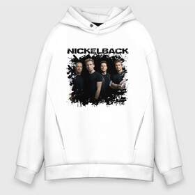 Мужское худи Oversize хлопок с принтом Nickelback в городе Новоалтайск, френч-терри — 70% хлопок, 30% полиэстер. Мягкий теплый начес внутри —100% хлопок | боковые карманы, эластичные манжеты и нижняя кромка, капюшон на магнитной кнопке | chad robert kroeger | nickel | nickelback | альтернативный метал | дэниел адэр | майк крюгер | никельбэк | постгранж | райан пик | хард рок | чед крюгер