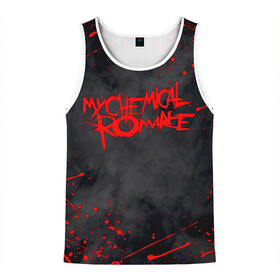 Мужская майка 3D с принтом My Chemical Romance в городе Новоалтайск, 100% полиэстер | круглая горловина, приталенный силуэт, длина до линии бедра. Пройма и горловина окантованы тонкой бейкой | Тематика изображения на принте: gerard arthur way | my chemical romance | альтернативный рок | джерард уэй | майки уэй | мой химический роман | панк рок | поп панк | рэй торо | фрэнк айеро