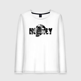Женский лонгслив хлопок с принтом Hockey в городе Новоалтайск, 100% хлопок |  | coward | goalie | goalkeeper | helmet | hockey | hole | keeper | khl | man | nhl | sport | team | vara | вара | вратарь | дырка | кхл | мужик | нхл | спорт | сухарик | трус | хокей | хоккей | шлем