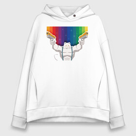 Женское худи Oversize хлопок с принтом Fortnite Roy G Meowscles в городе Новоалтайск, френч-терри — 70% хлопок, 30% полиэстер. Мягкий теплый начес внутри —100% хлопок | боковые карманы, эластичные манжеты и нижняя кромка, капюшон на магнитной кнопке | cat | chapter 2 | fortnite | loading screen | muscule | muscules | season | глава 2 | загрузочный экран | игра | кот | котейка | котенок | мидас | мускулы | новый | сезон | фортнайт