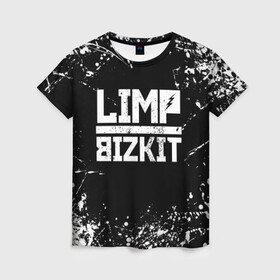 Женская футболка 3D с принтом Limp Bizkit в городе Новоалтайск, 100% полиэфир ( синтетическое хлопкоподобное полотно) | прямой крой, круглый вырез горловины, длина до линии бедер | bizkit | limp | limp bizkit | music | rock | бизкиты | лимп бизкит | лимпы | липкие письки | музыка | рок