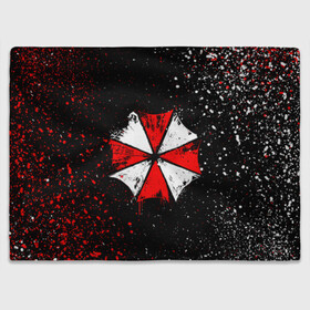 Плед 3D с принтом RESIDENT EVIL UMBRELLA  в городе Новоалтайск, 100% полиэстер | закругленные углы, все края обработаны. Ткань не мнется и не растягивается | ada wong | biohazard | leon | nemesis | project resistance | raccoon city | re | re3 | resident evil | resident evil 3 | rpd | stars | umbrella | ада вонг | амбрелла | немезис | ужасы