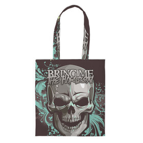 Шоппер 3D с принтом Bring Me the Horizon в городе Новоалтайск, 100% полиэстер | Плотность: 200 г/м2; Размер: 34×35 см; Высота лямок: 30 см | bmth | metal | music | official | rca records label | rock | sempiternal | video | британская | группа | дэткор | поп | рок
