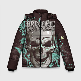 Зимняя куртка для мальчиков 3D с принтом Bring Me the Horizon в городе Новоалтайск, ткань верха — 100% полиэстер; подклад — 100% полиэстер, утеплитель — 100% полиэстер | длина ниже бедра, удлиненная спинка, воротник стойка и отстегивающийся капюшон. Есть боковые карманы с листочкой на кнопках, утяжки по низу изделия и внутренний карман на молнии. 

Предусмотрены светоотражающий принт на спинке, радужный светоотражающий элемент на пуллере молнии и на резинке для утяжки | bmth | metal | music | official | rca records label | rock | sempiternal | video | британская | группа | дэткор | поп | рок
