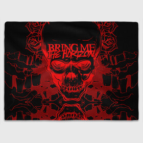 Плед 3D с принтом Bring Me the Horizon в городе Новоалтайск, 100% полиэстер | закругленные углы, все края обработаны. Ткань не мнется и не растягивается | bmth | metal | music | official | rca records label | rock | sempiternal | video | британская | группа | дэткор | поп | рок