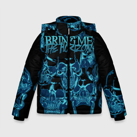 Зимняя куртка для мальчиков 3D с принтом Bring Me the Horizon в городе Новоалтайск, ткань верха — 100% полиэстер; подклад — 100% полиэстер, утеплитель — 100% полиэстер | длина ниже бедра, удлиненная спинка, воротник стойка и отстегивающийся капюшон. Есть боковые карманы с листочкой на кнопках, утяжки по низу изделия и внутренний карман на молнии. 

Предусмотрены светоотражающий принт на спинке, радужный светоотражающий элемент на пуллере молнии и на резинке для утяжки | bmth | metal | music | official | rca records label | rock | sempiternal | video | британская | группа | дэткор | поп | рок
