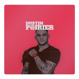 Магнитный плакат 3Х3 с принтом Dustin Poirier в городе Новоалтайск, Полимерный материал с магнитным слоем | 9 деталей размером 9*9 см | Тематика изображения на принте: 