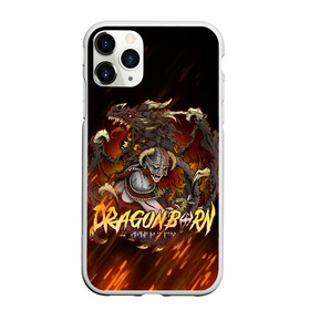 Чехол для iPhone 11 Pro Max матовый с принтом THE ELDER SCROLLS в городе Новоалтайск, Силикон |  | dovahkiin | dragonborn | fus ro dah | rpg | skyrim | tes | tes skyrim | the elder scrolls | the elder scrolls skyrim | докавин | рпг | скайрим
