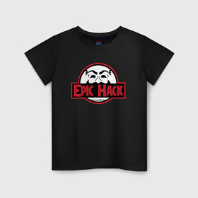 Детская футболка хлопок с принтом MR.ROBOT в городе Новоалтайск, 100% хлопок | круглый вырез горловины, полуприлегающий силуэт, длина до линии бедер | Тематика изображения на принте: darknet | hack | hacker | mr.robot | robot | взломщик | даркнет | мистер робот | программист | робот | хакер