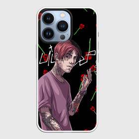 Чехол для iPhone 13 Pro с принтом LIL PEEP | ЛИЛ ПИП (Z) в городе Новоалтайск,  |  | Тематика изображения на принте: lil peep | lil prince | pink | зарубежная музыка | лил пип | маленький принц